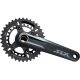 Shimano: FC-M7120 SLX chainset, double 36 / 26, 12-speed, 51.8 mm chainline