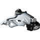 Shimano: FD-T3000-2 Acera front mech, 9-speed double, top swing, dual pull, multi fit