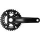 Shimano Deore: FC-MT610 chainset, 12-speed, 48.8 mm chainline, 36/26T